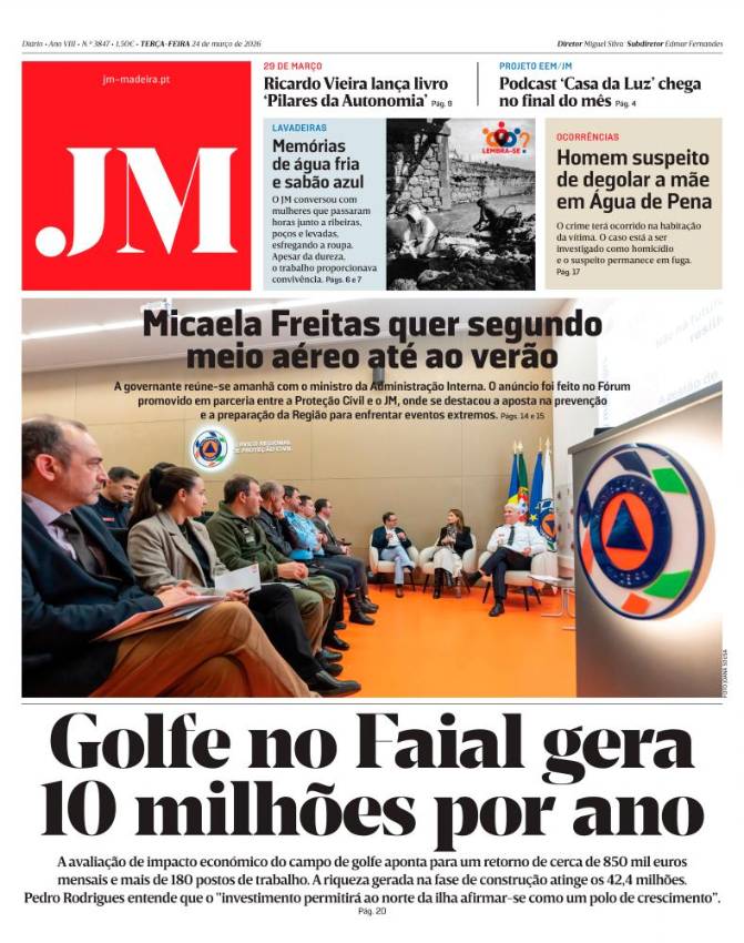 Terça-feira, 24 de março de 2026