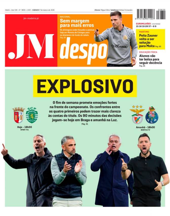 Sábado, 7 de março de 2026