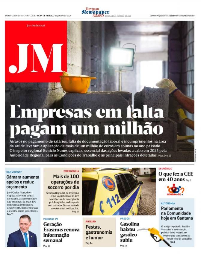 Quinta-feira, 22 de janeiro de 2026