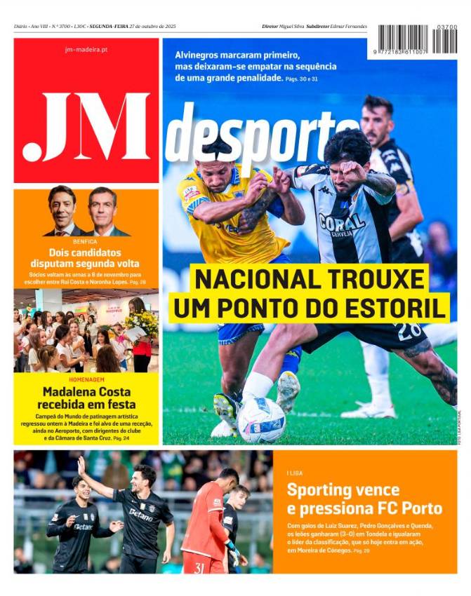 Segunda-feira, 27 de outubro de 2025