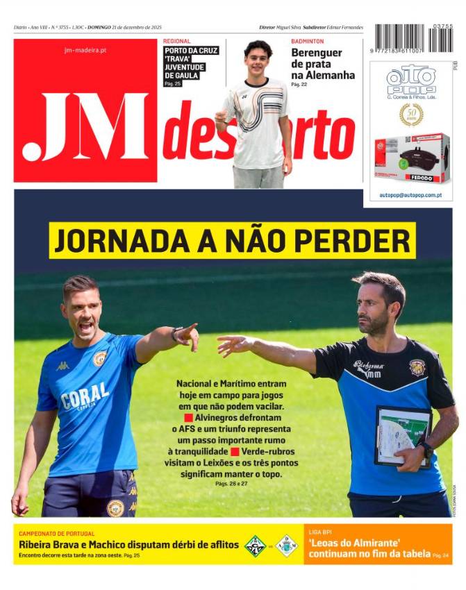 Domingo, 21 de dezembro de 2025