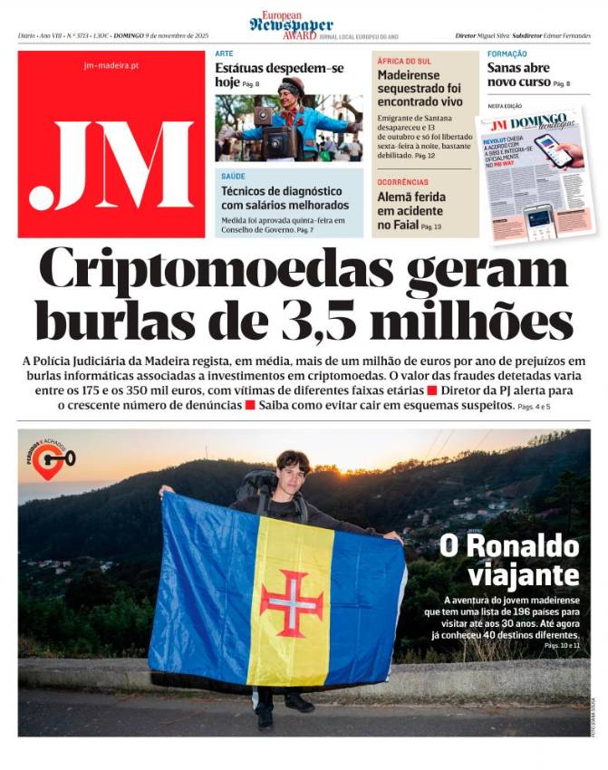 Domingo, 9 de novembro de 2025