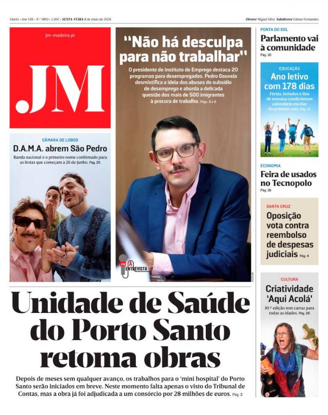 Sexta-feira, 8 de maio de 2026