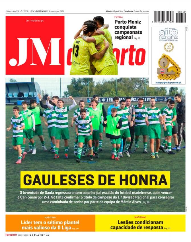 Domingo, 29 de março de 2026