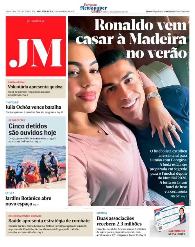 Segunda-feira, 24 de novembro de 2025