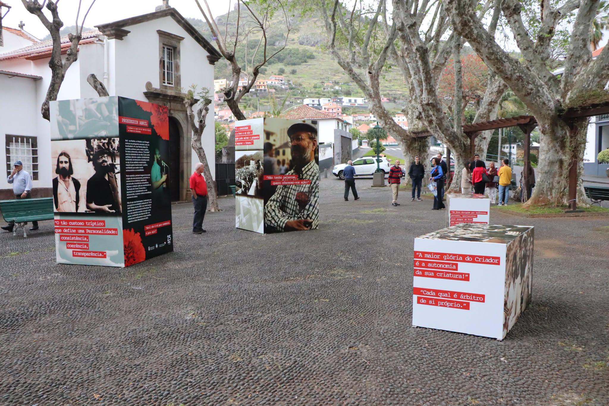Pe. Martins Júnior: Imagens e frases de “um homem da liberdade” expostas em Machico (com fotos)