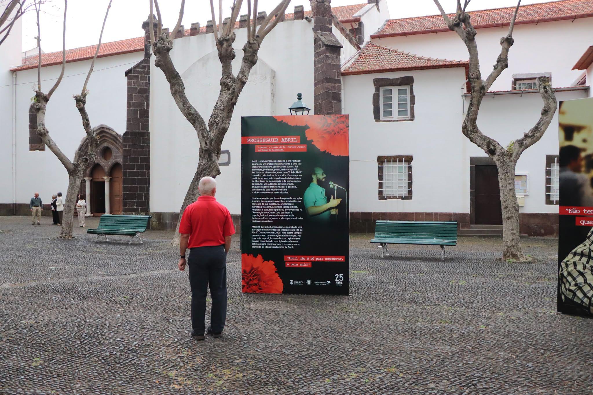 Pe. Martins Júnior: Imagens e frases de “um homem da liberdade” expostas em Machico (com fotos)
