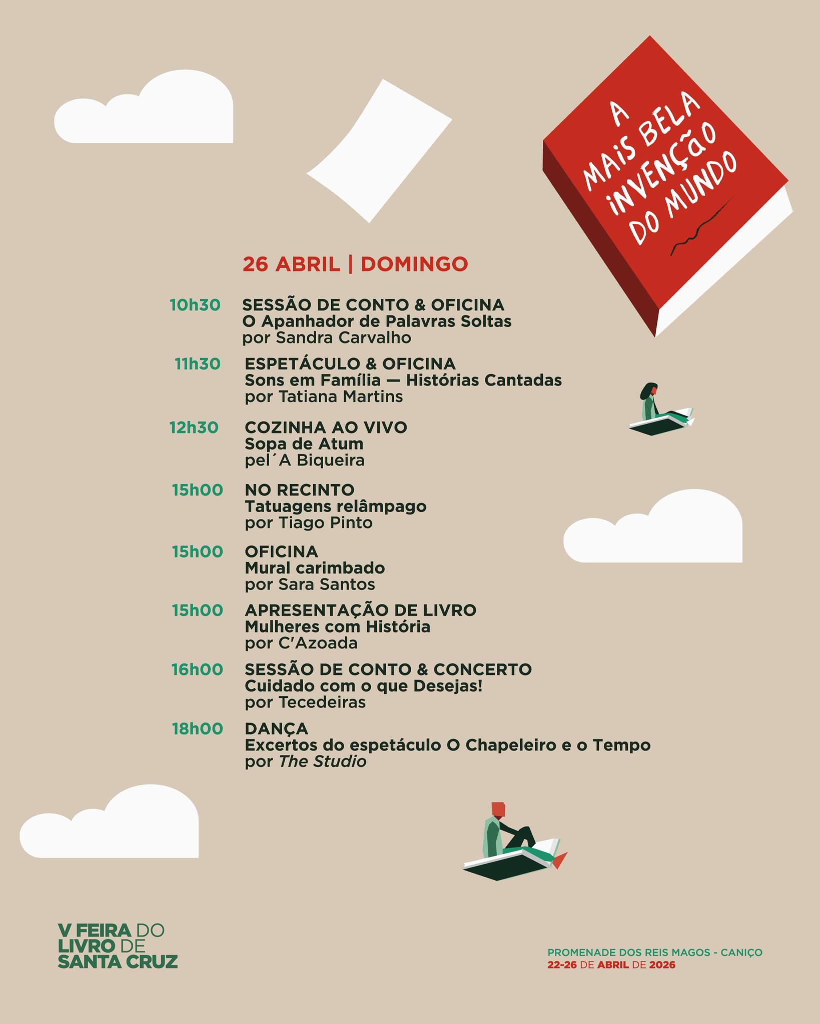 Último dia para visitar a Feira do Livro de Santa Cruz no Caniço