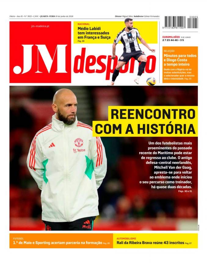 Quarta-feira, 10 de junho de 2026