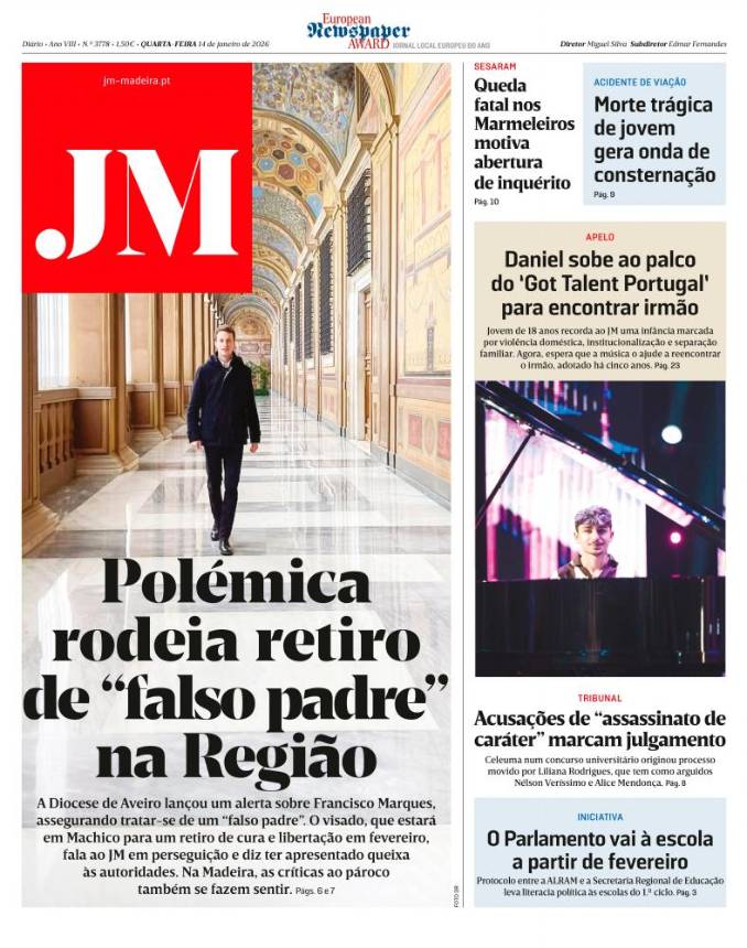 Quarta-feira, 14 de janeiro de 2026