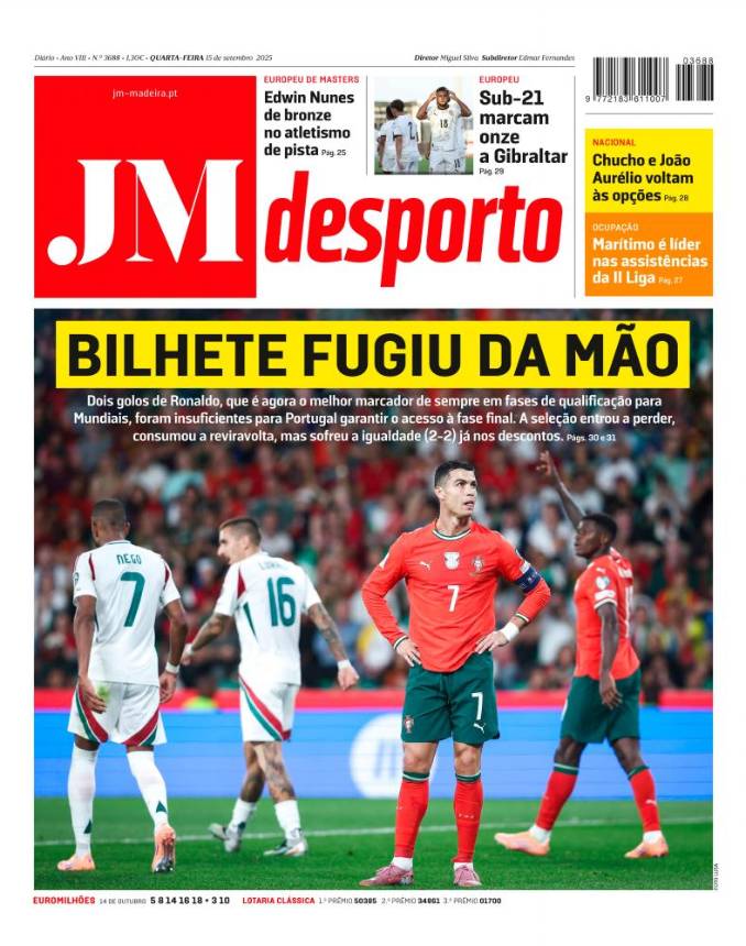 Quarta-feira, 15 de outubro de 2025