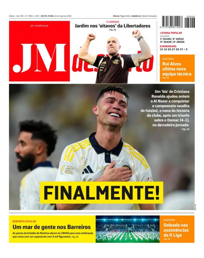 Sexta-feira, 22 de maio de 2026