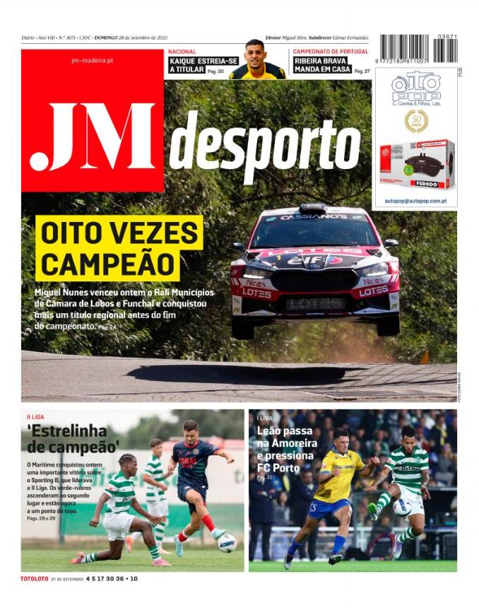 Domingo, 28 de setembro de 2025