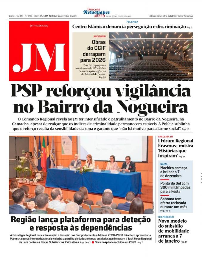 Quarta-feira, 26 de novembro de 2025