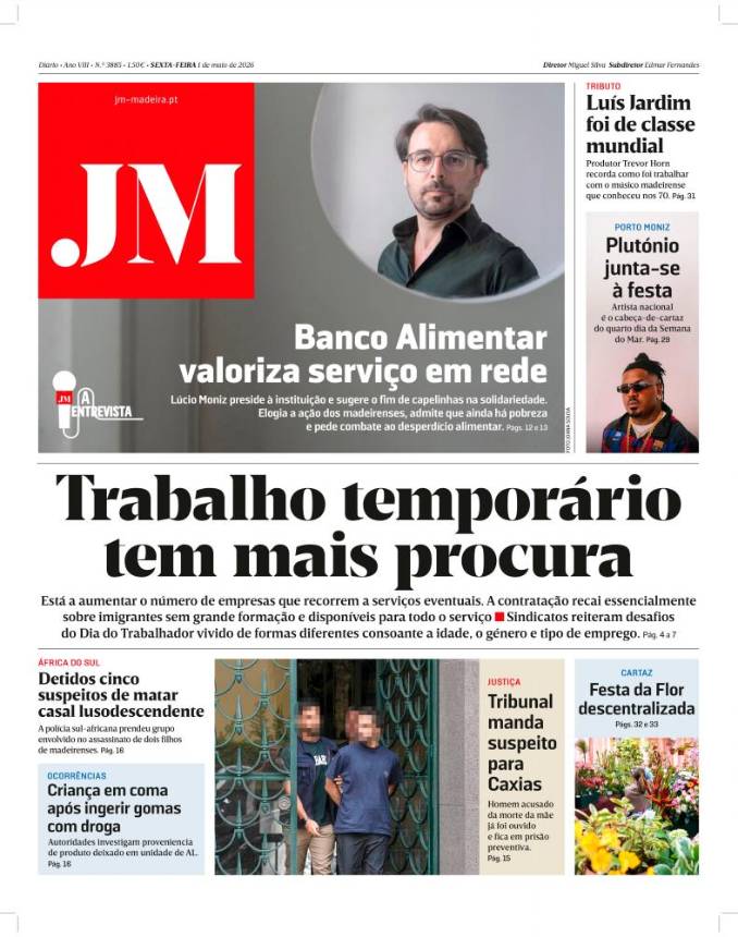 Sexta-feira, 1 de maio de 2026