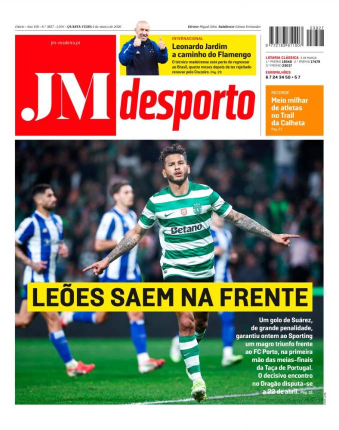 Quarta-feira, 4 de março de 2026