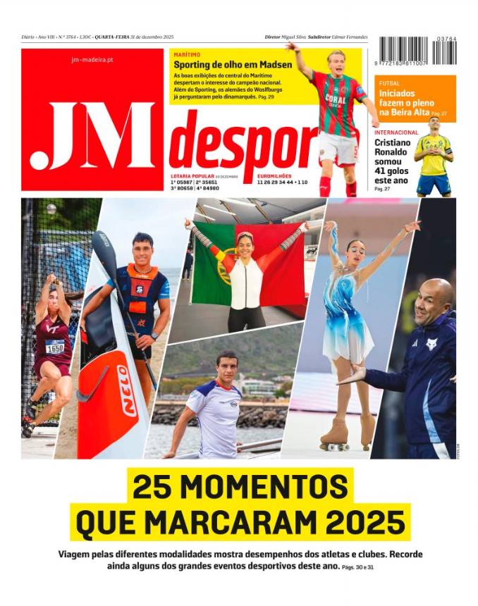 Quarta-feira, 31 de dezembro de 2025