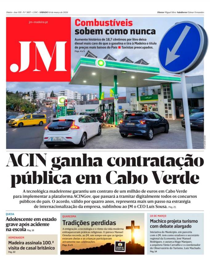 Sábado, 14 de março de 2026