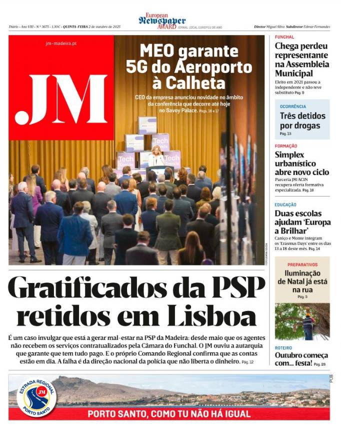 Quinta-feira, 2 de outubro de 2025