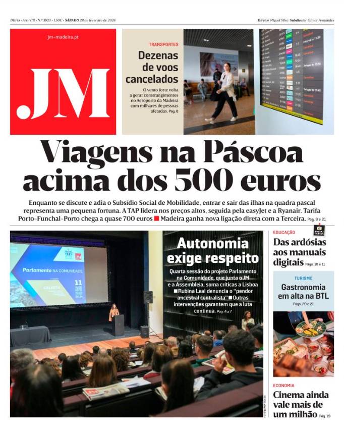 Sábado, 28 de fevereiro de 2026