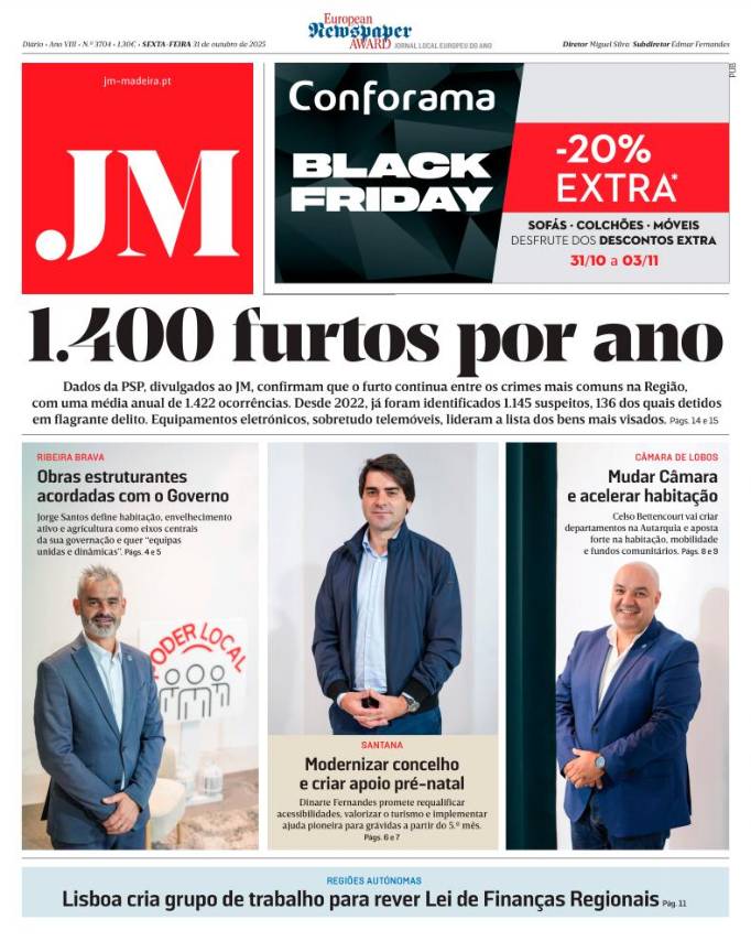 Sexta-feira, 31 de outubro de 2025