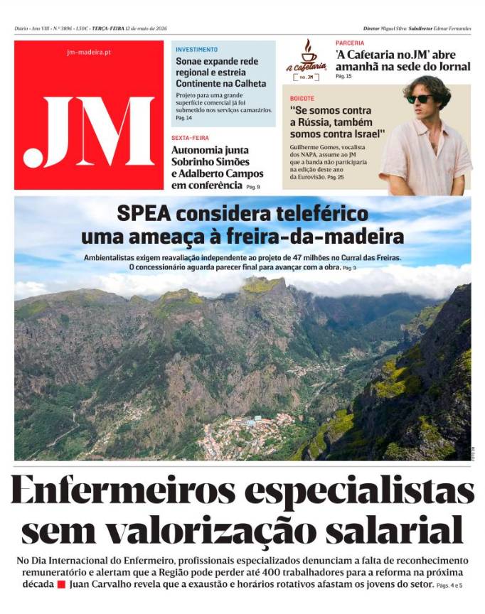 Terça-feira, 12 de maio de 2026