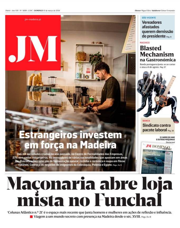 Domingo, 15 de março de 2026