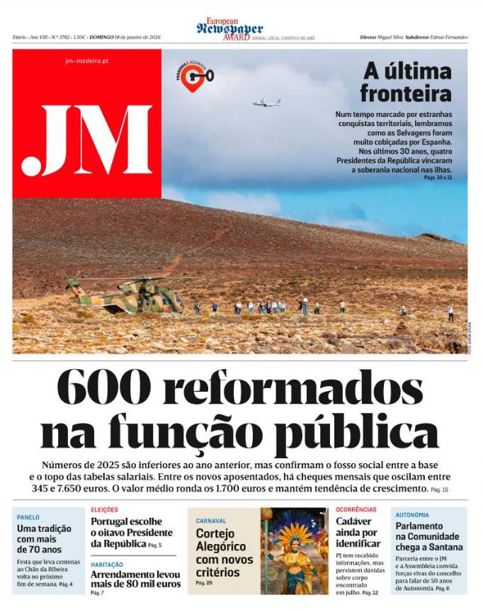 Domingo, 18 de janeiro de 2026