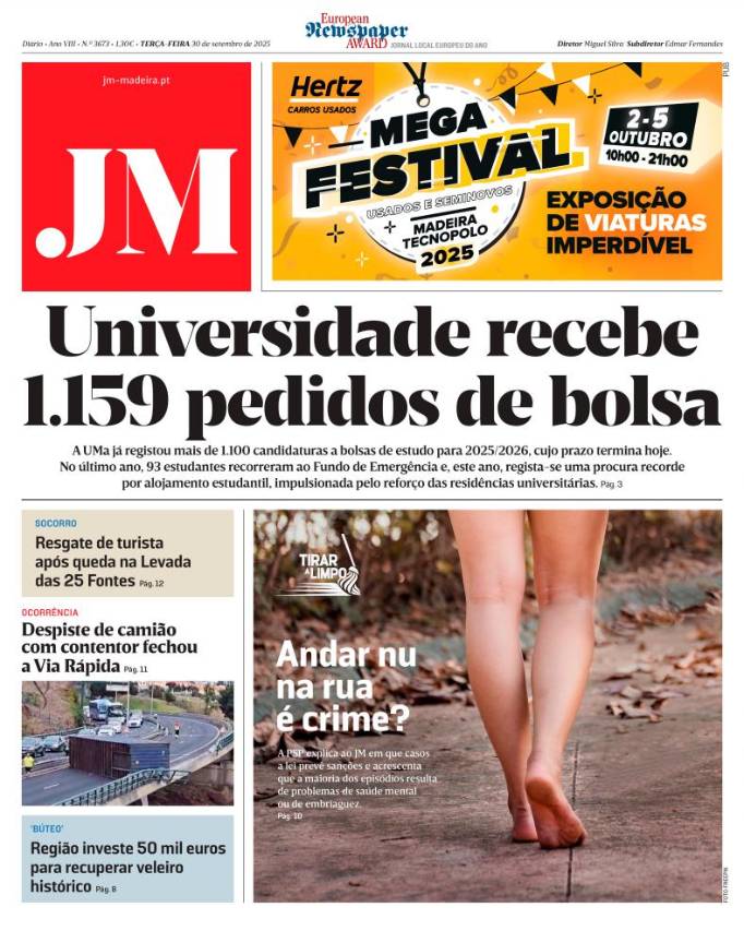 Terça-feira, 30 de setembro de 2025