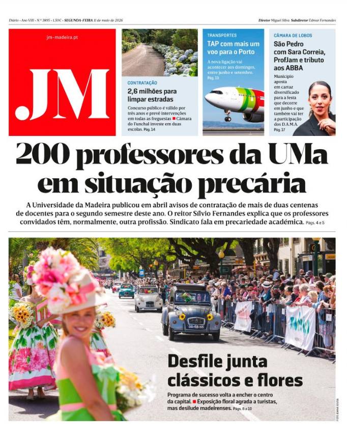 Segunda-feira, 11 de maio de 2026