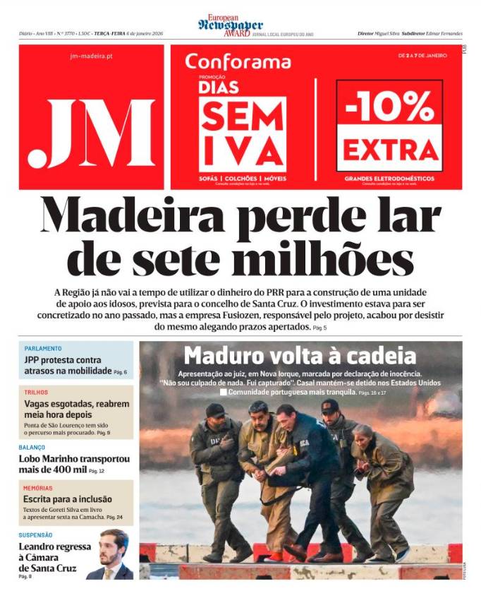 Terça-feira, 6 de janeiro de 2026