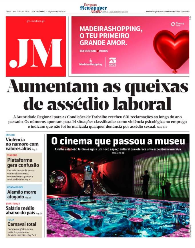 Sábado, 14 de fevereiro de 2026