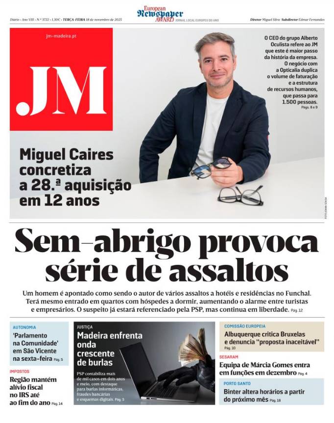 Terça-feira, 18 de novembro de 2025