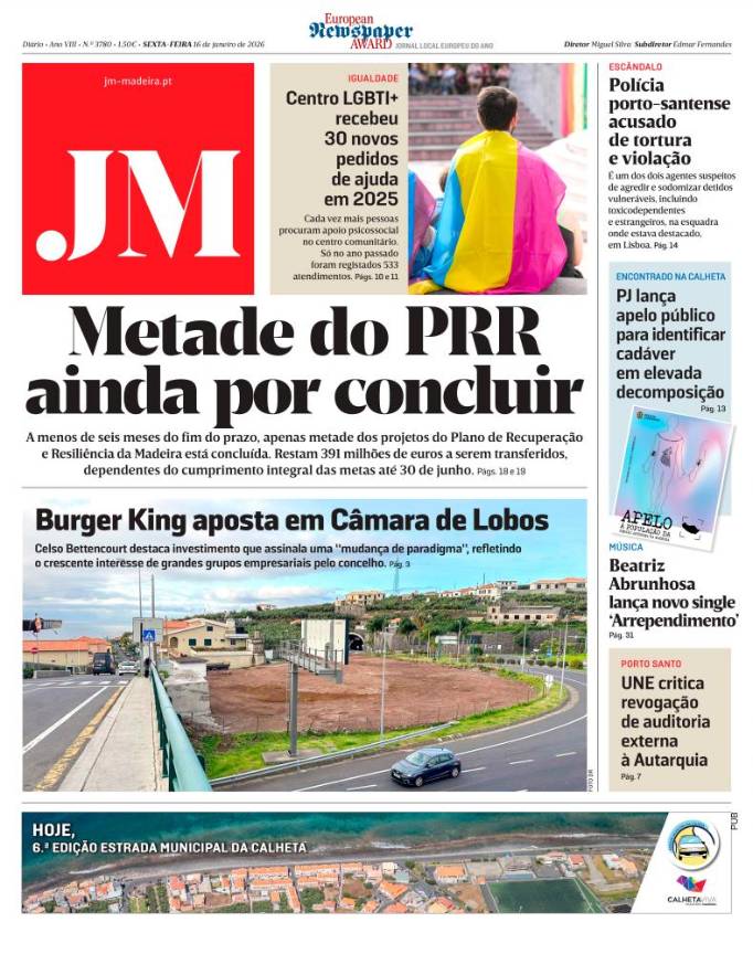 Sexta-feira, 16 de janeiro de 2026