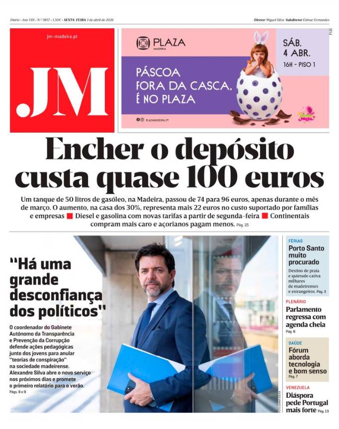 Sexta-feira, 3 de abril de 2026