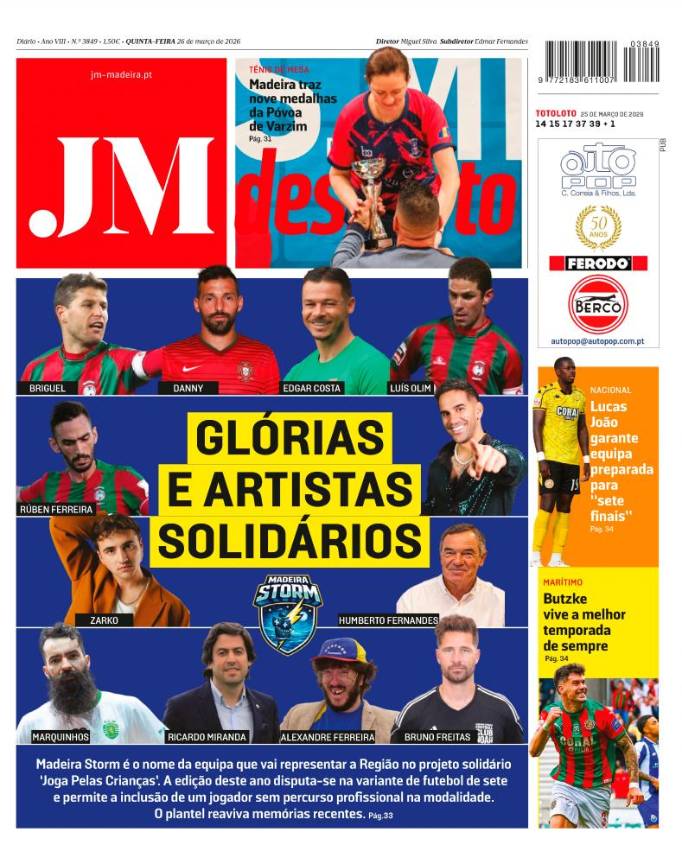 Quinta-feira, 26 de março de 2026