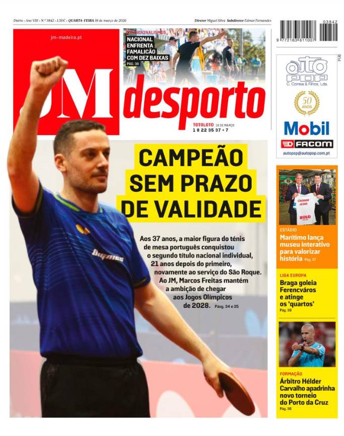 Quinta-feira, 19 de março de 2026