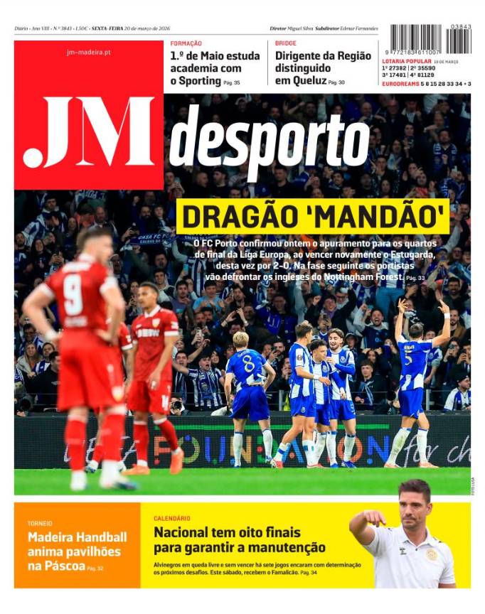 Sexta-feira, 20 de março de 2026