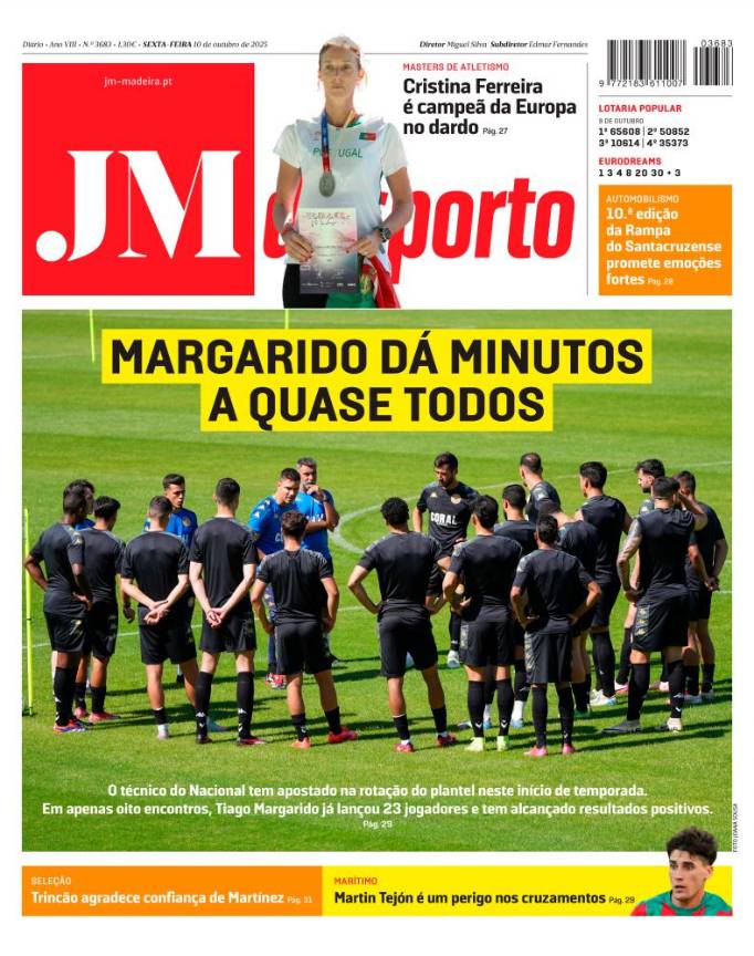 Sexta-feira, 10 de outubro de 2025