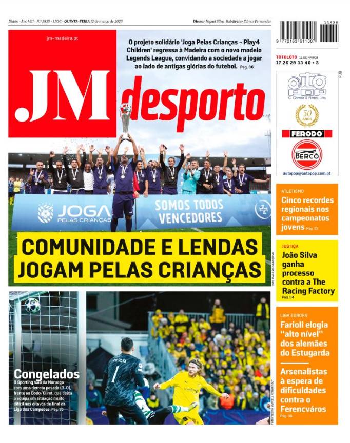 Quinta-feira, 12 de março de 2026