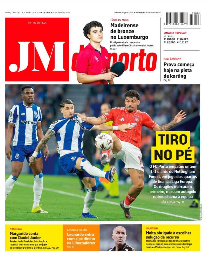 Sexta-feira, 10 de abril de 2026