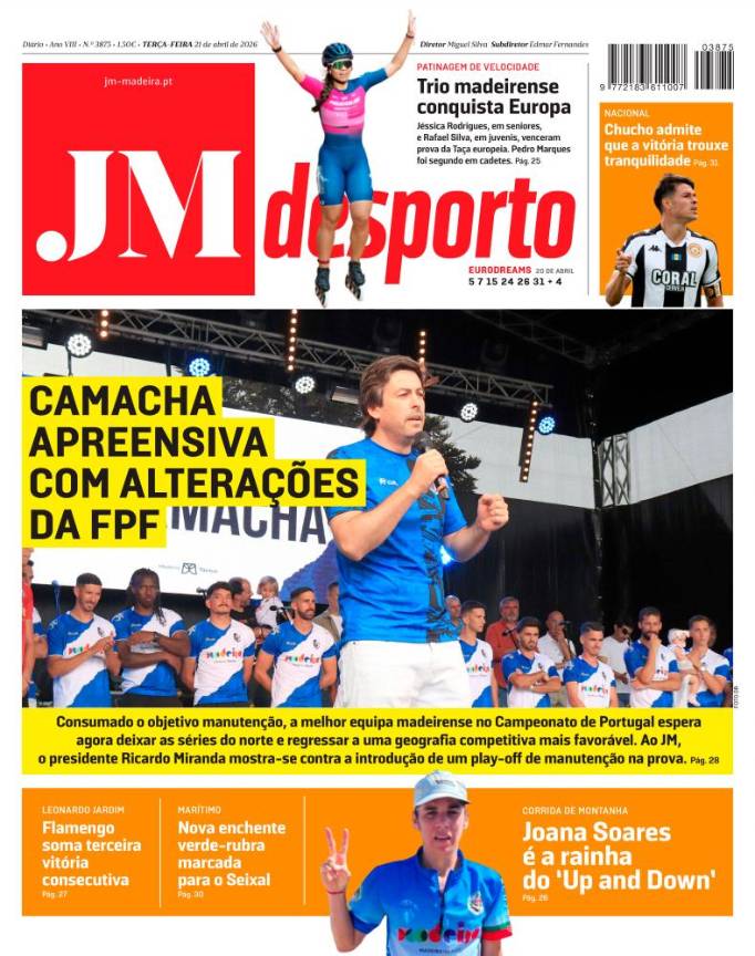 Terça-feira, 21 de abril de 2026