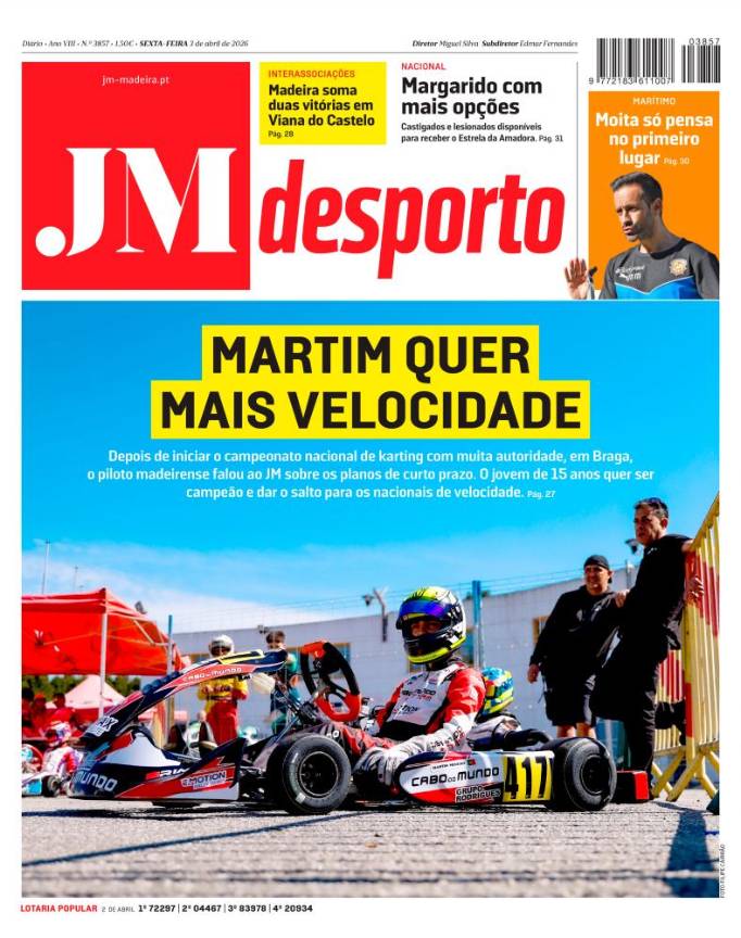 Sexta-feira, 3 de abril de 2026