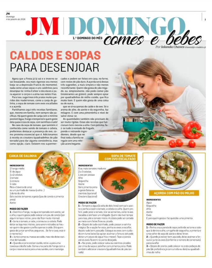 Domingo, 4 de janeiro de 2026