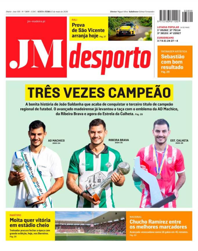 Sexta-feira, 15 de maio de 2026