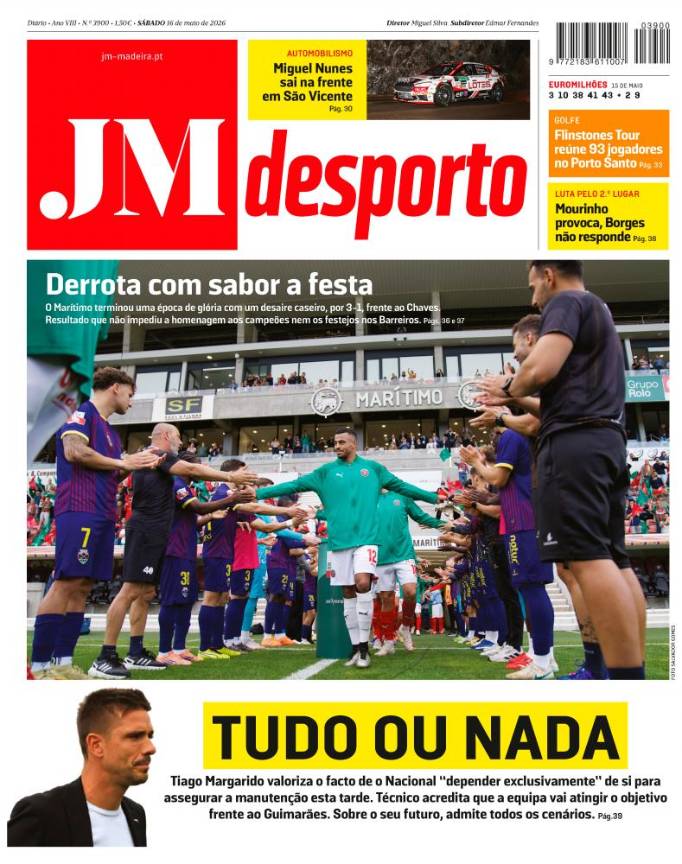 Sábado, 16 de maio de 2026