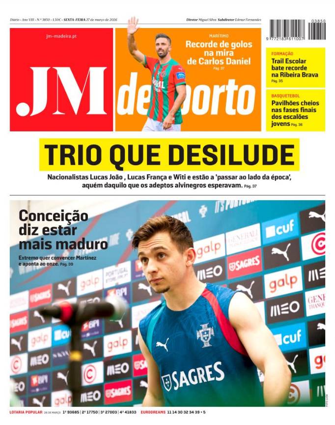 Sexta-feira, 27 de março de 2026