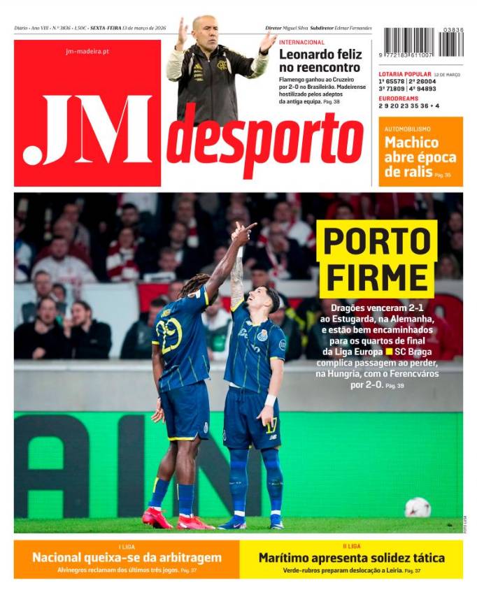 Sexta-feira, 13 de março de 2026