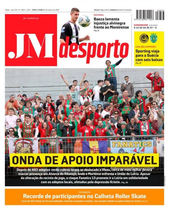 Terça-feira, 10 de março de 2026