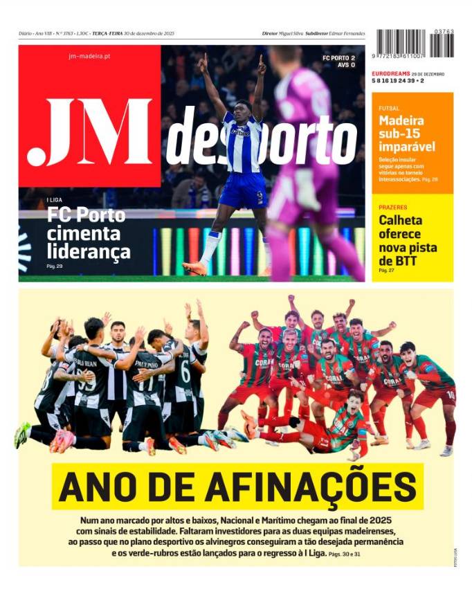 Terça-feira, 30 de dezembro de 2025